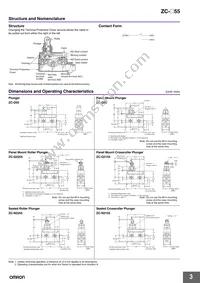 ZC-Q2155-MR VCT 5M Datasheet Page 3