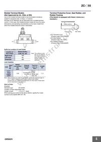 ZC-Q2155-MR VCT 5M Datasheet Page 5