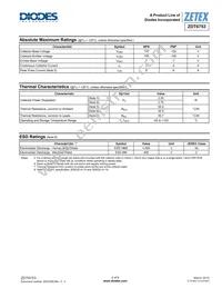 ZDT6753TC Datasheet Page 2