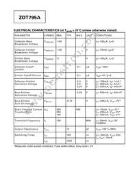 ZDT795ATC Datasheet Page 2