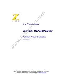 ZGP323LSH2004G Cover