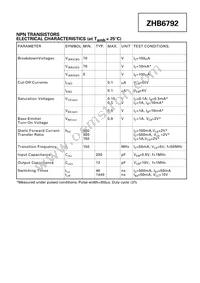ZHB6792TC Datasheet Page 3