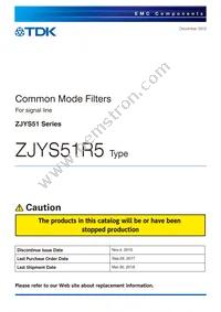 ZJYS51R5-M4PA(T)-01 Datasheet Cover