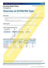 ZJYS51R5-M4PA(T)-01 Datasheet Page 3