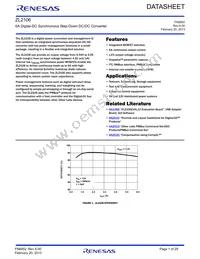 ZL2106ALCNTK Datasheet Cover