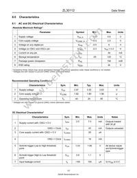 ZL30112LDG1 Datasheet Page 17