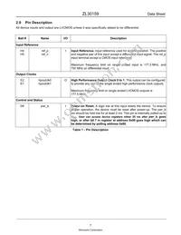 ZL30159GGG20037 Datasheet Page 7