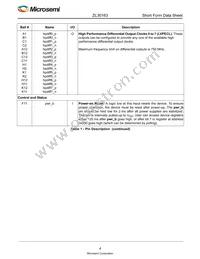 ZL30163GDG2003M Datasheet Page 4