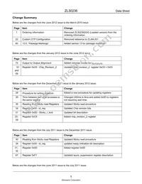 ZL30236GGG2003D Datasheet Page 5