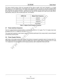 ZL30236GGG2003D Datasheet Page 19