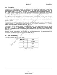 ZL30241LDG1 Datasheet Page 8