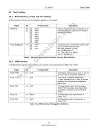 ZL30301GAG Datasheet Page 21