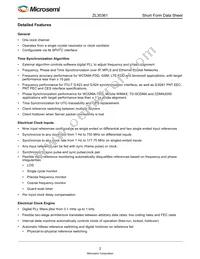 ZL30361GDG2003W Datasheet Page 2