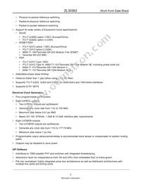 ZL30362GDG2003X Datasheet Page 3