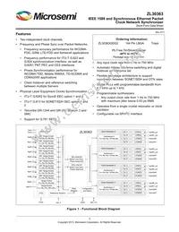 ZL30363GDG2003Y Datasheet Cover