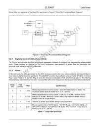 ZL30407QCG1 Datasheet Page 13