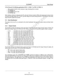 ZL30407QCG1 Datasheet Page 16
