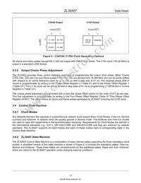 ZL30407QCG1 Datasheet Page 17