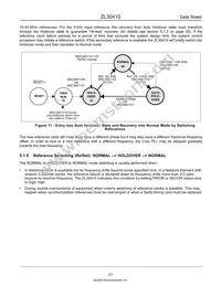 ZL30410QCG1 Datasheet Page 21