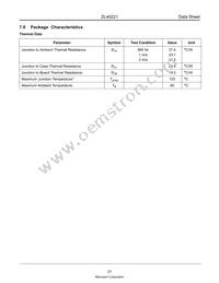 ZL40221LDG1 Datasheet Page 21