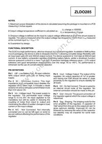 ZLDO285T8TA Datasheet Page 3