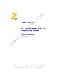 ZLR16300P2816CR53W9 Datasheet Cover