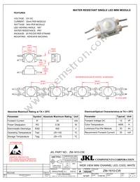 ZM-1610-CW Datasheet Cover