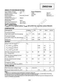 ZM33164N8TA Datasheet Page 2