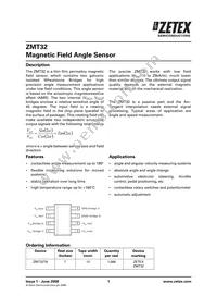 ZMT32TA Datasheet Cover