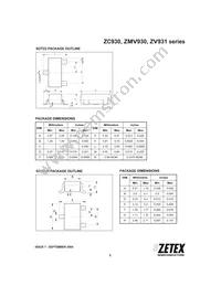 ZMV934TC Datasheet Page 5