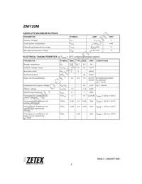 ZMY20MTC Datasheet Page 2