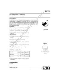 ZMY20TC Datasheet Cover