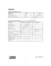 ZMZ20M Datasheet Page 2