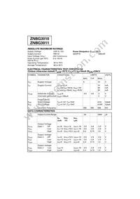 ZNBG3010Q16TC Datasheet Page 2