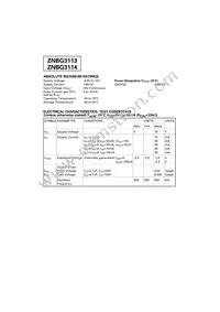 ZNBG3113Q20TC Datasheet Page 2