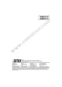 ZNBG3113Q20TC Datasheet Page 16