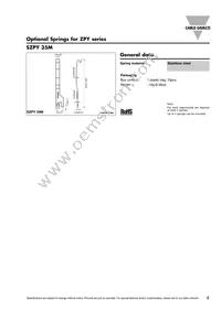 ZPY08A Datasheet Page 2