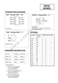 ZR78L052GTA Datasheet Page 15