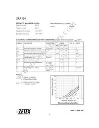 ZRA124F01TC Datasheet Page 2