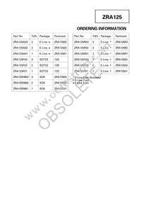 ZRA125N801TA Datasheet Page 5