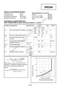 ZRC500A03STZ Datasheet Page 2
