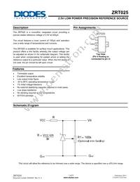 ZRT025GC1TA Datasheet Cover