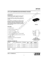 ZRT025GC2TC Datasheet Cover