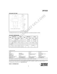 ZRT025GC2TC Datasheet Page 5