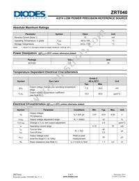 ZRT040GC1TA Datasheet Page 2