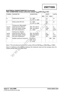 ZSCT1555N8TA Datasheet Page 3