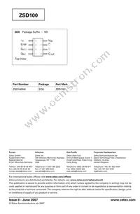 ZSD100N8TA Datasheet Page 8