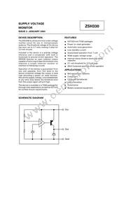 ZSH330N8TA Datasheet Cover