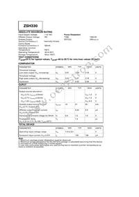 ZSH330N8TA Datasheet Page 2