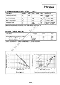 ZTX690BSTOB Datasheet Page 2